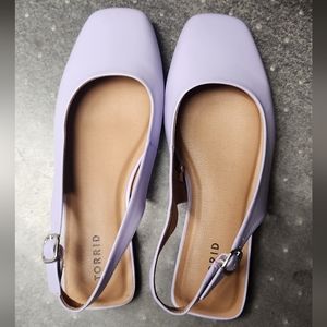Torrid 9.5 Wide Lavender Flats
